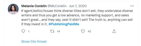 Conklin argues that publishers determine whether a book sells.